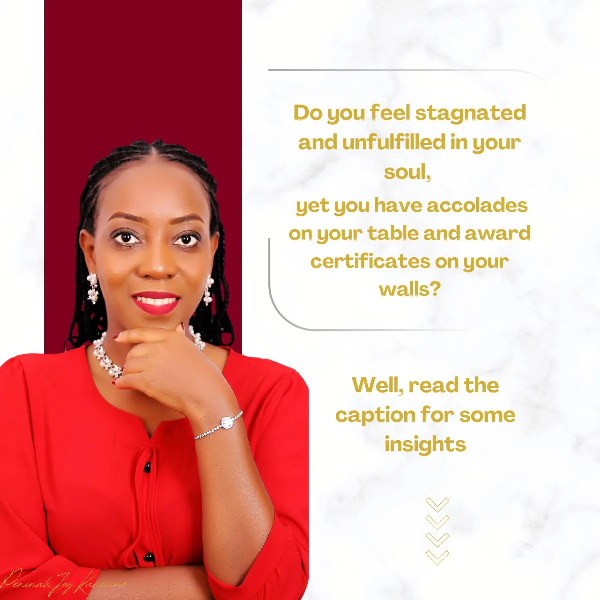 Quote card: Do you feel stagnated and unfulfilled in your soul?